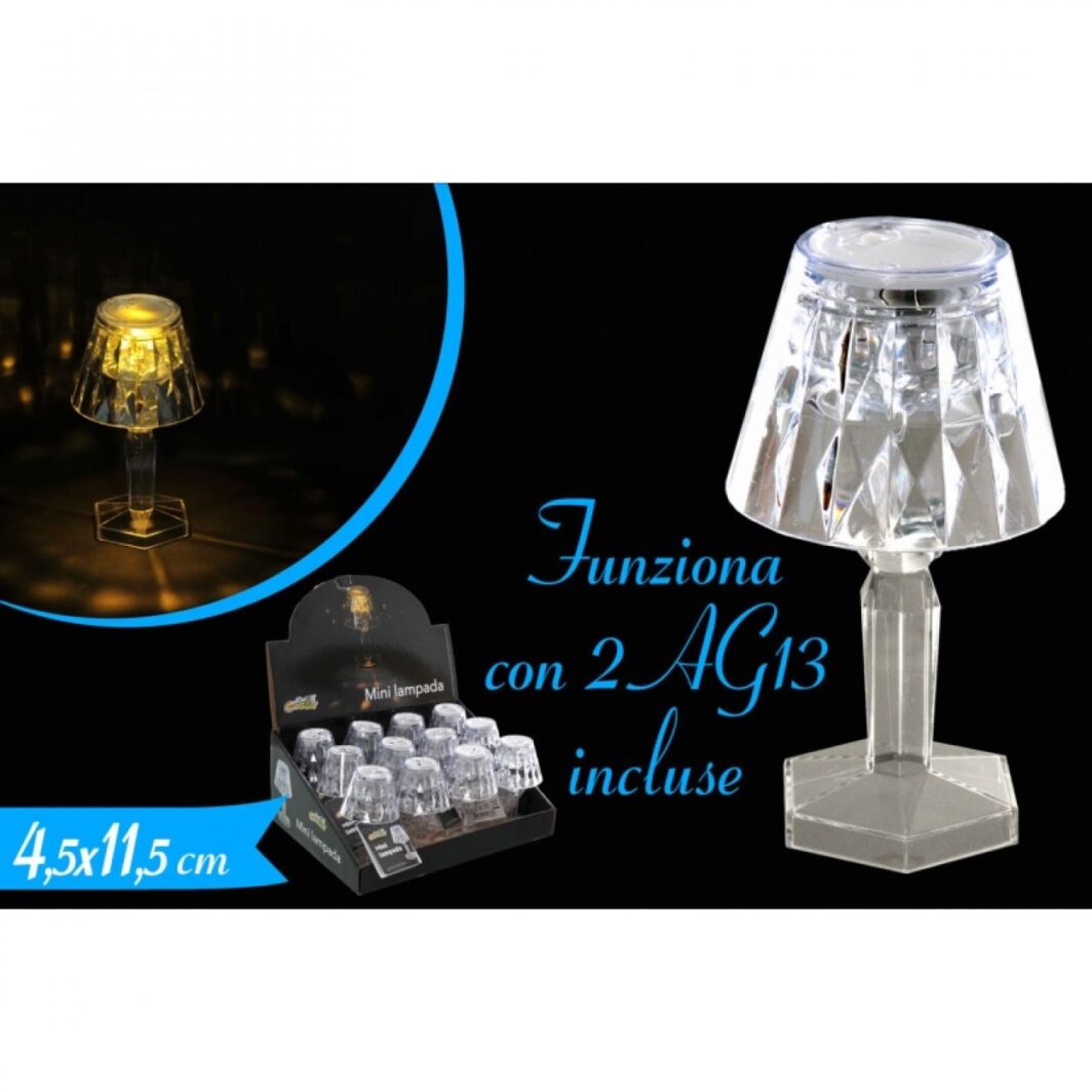 LAMPADA CRISTAL 
MIS. 4.5X11,5 CM. H.