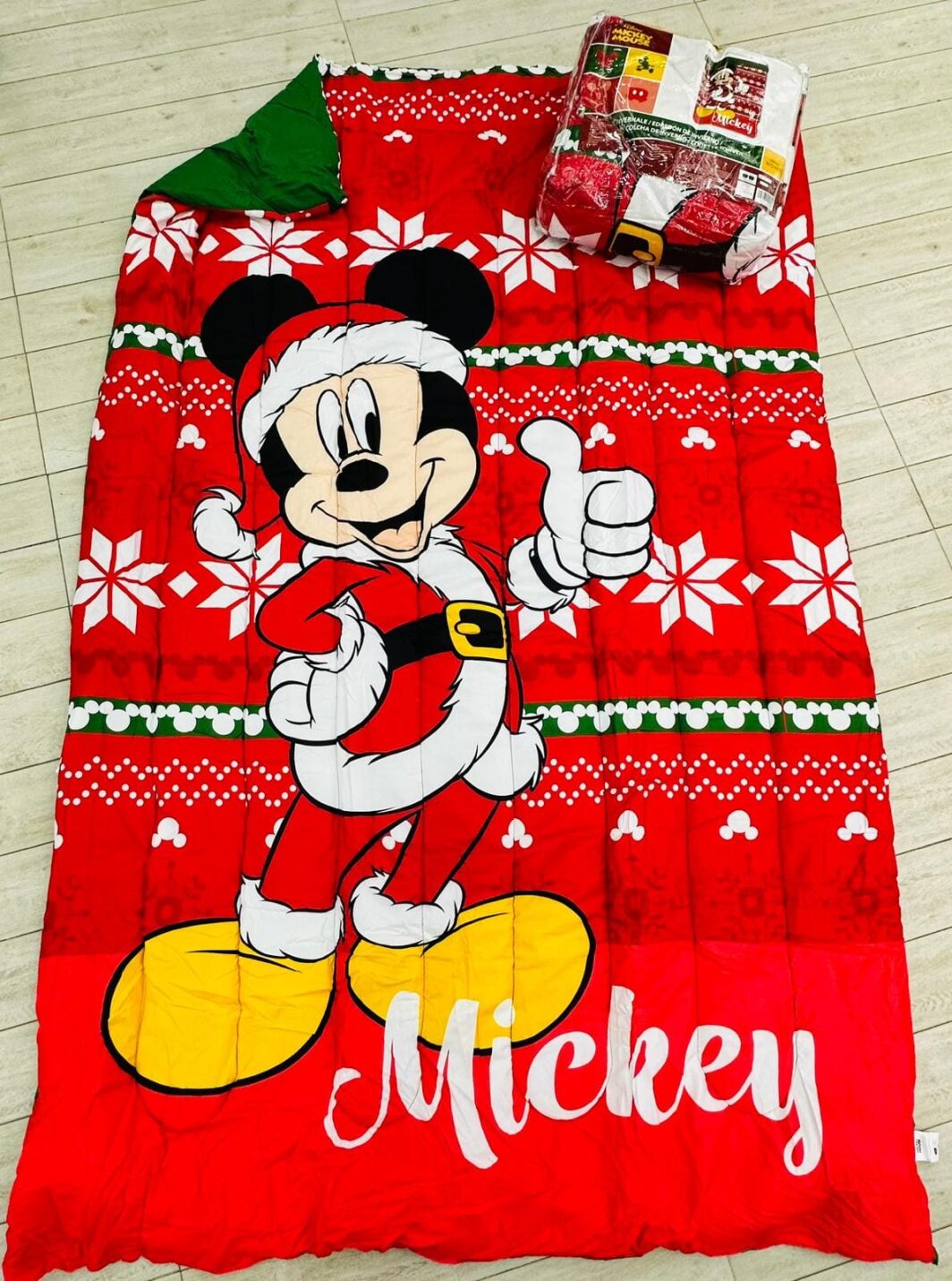 TRAPUNTA INVERNALE MICKEY MOUSE NATALE