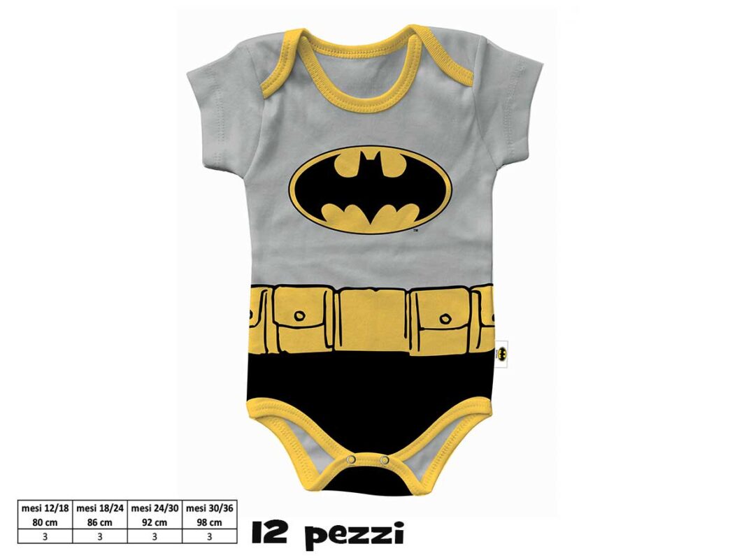 BODY BATMAN MANICA CORTA